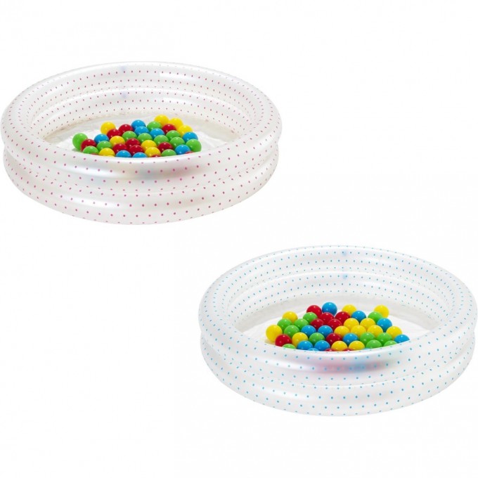 Детский надувной бассейн BESTWAY 91x20см с мячами (50шт) 51141 BW