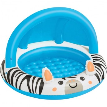 Детский надувной бассейн BESTWAY САФАРИ 97х66см с навесом, 26л, от 2 лет