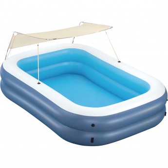 Детский надувной бассейн BESTWAY SUMMER BLISS 54449 254x178x140см с навесом , 778 л, от 6 лет