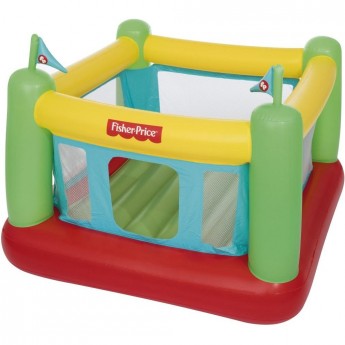 Игровой центр-батут BESTWAY "FISHER PRICE" 175х173х135 см, с мячами (50 шт), встроенный насос 220В, до 85 кг, от 3 лет