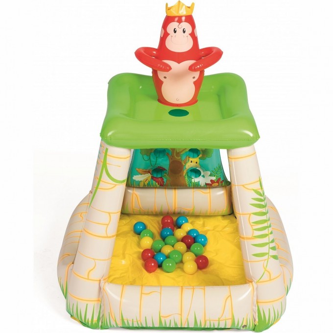 Игровой центр BESTWAY 52266 ДЖКНГЛИ 89х86х107см с мячами (25шт), от 2 лет 52266 BW