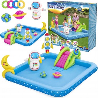 Игровой центр BESTWAY Маленький Космонавт 228х206х84см с горкой, 308л, от 2 лет