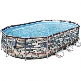 Каркасный бассейн BESTWAY POWER STEEL 610х366х122см, 20241л