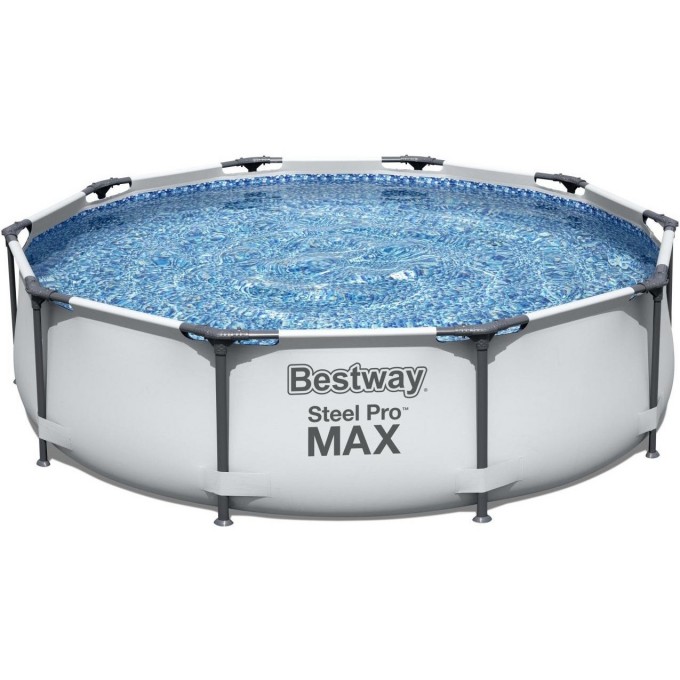 Каркасный бассейн BESTWAY STEEL PRO MAX 305х76см, 4678л + фильтр-насос 1249 л/ч 56408 BW