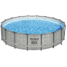 Каркасный бассейн BESTWAY STEEL PRO MAX 5618Y 549х122см, 23062л, фильтр-насос 5678л/ч, лестница, тент 5618Y BW