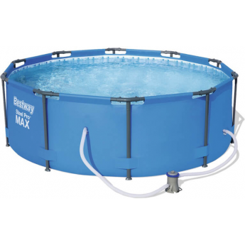 Каркасный бассейн BESTWAY STEEL PRO MAX 56984 305х100см, 6148л, с картриджным фильтром