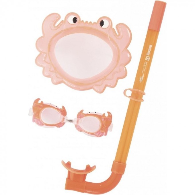 Комплект для плавания BESTWAY МОРСКИЕ ОБИТАТЕЛИ 3-6 лет, оранжевый 24019 BW OPAHJEBYII