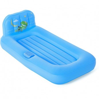 Надувная детская кровать BESTWAY DREAM GLIMMERS 76х132х46 см со спинкой и подсветкой