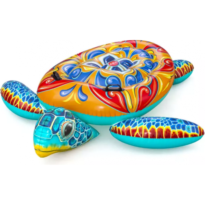 Надувная игрушка-наездник BESTWAY "СРЕДИЗЕМНОМОРСКАЯ ЧЕРЕПАХА" 188х173см с ручками от 3 лет 41523 BW
