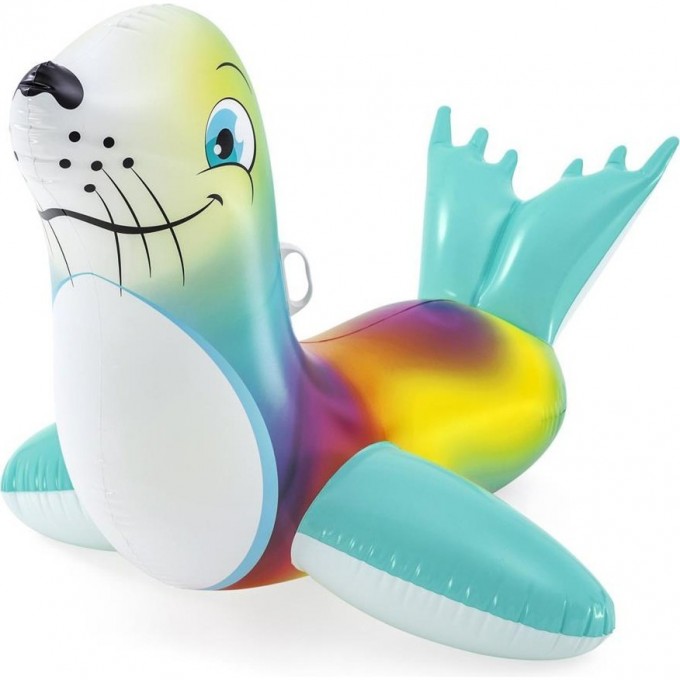 Надувная игрушка-наездник BESTWAY Тюлень 157х114см с ручками, до 45кг, от 3 лет 41479 BW