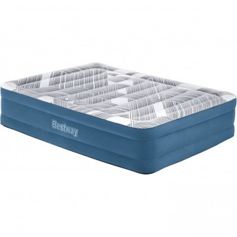 Надувная кровать 152х203х46см BESTWAY TRITECH FASHION FLOCK