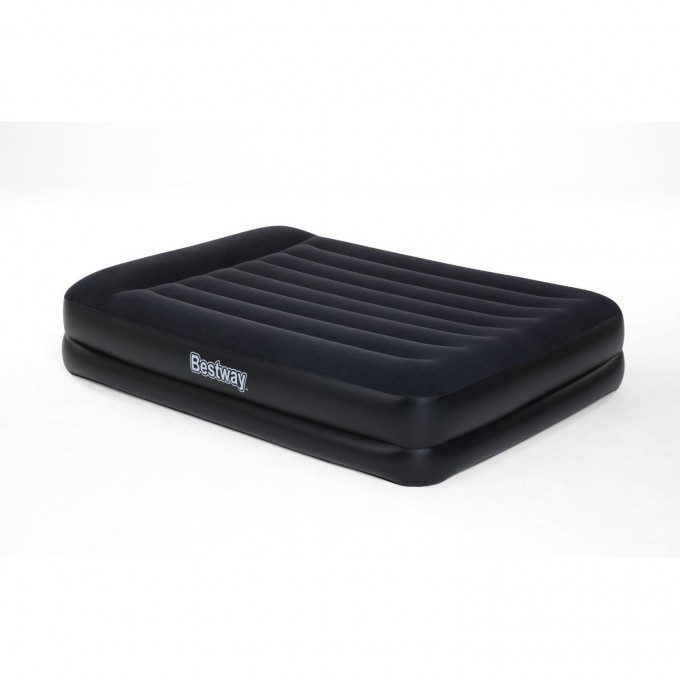 Надувная кровать BESTWAY TRITECH 152х203х46см с подголовником, встроенный насос 220V 67403 BW