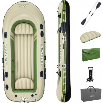 Надувная лодка BESTWAY VOYAGER X4 RAF 65156 350х145см, до 480кг