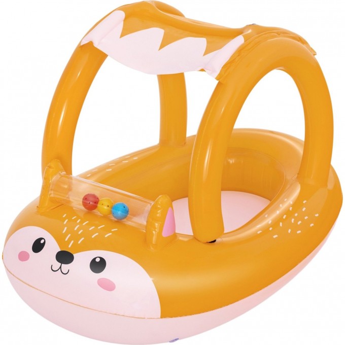 Надувная лодочка BESTWAY ЛИСЕНОК 94х66см с тентом, от 3 лет 34168 BW