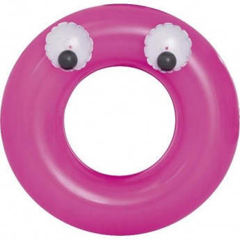 Надувной круг BESTWAY ГЛАЗАСТИКИ 91 см, от 10 лет, розовый