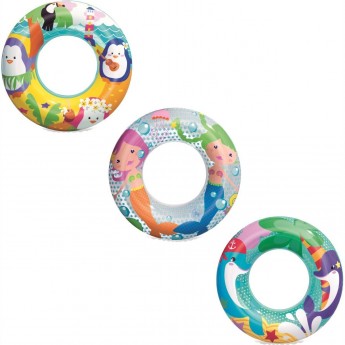 Надувной круг BESTWAY МОРСКИЕ ЖИВОТНЫЕ 51см 3-6 лет