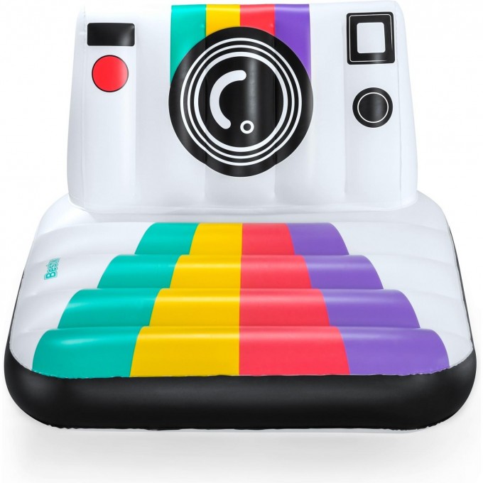 Надувной матрас-плот для плавания BESTWAY ФОТО 127х102см до 90кг 43656 BW