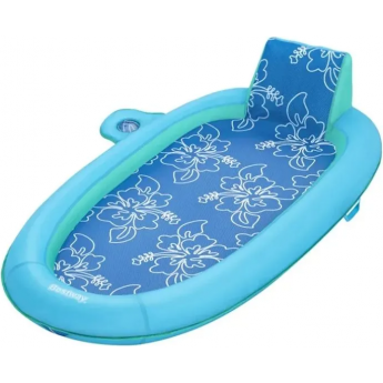 Надувной матрас-шезлонг для плавания 188x98x38 см BESTWAY FLEX 'N FOLD 43733 с сеткой, до 140 кг