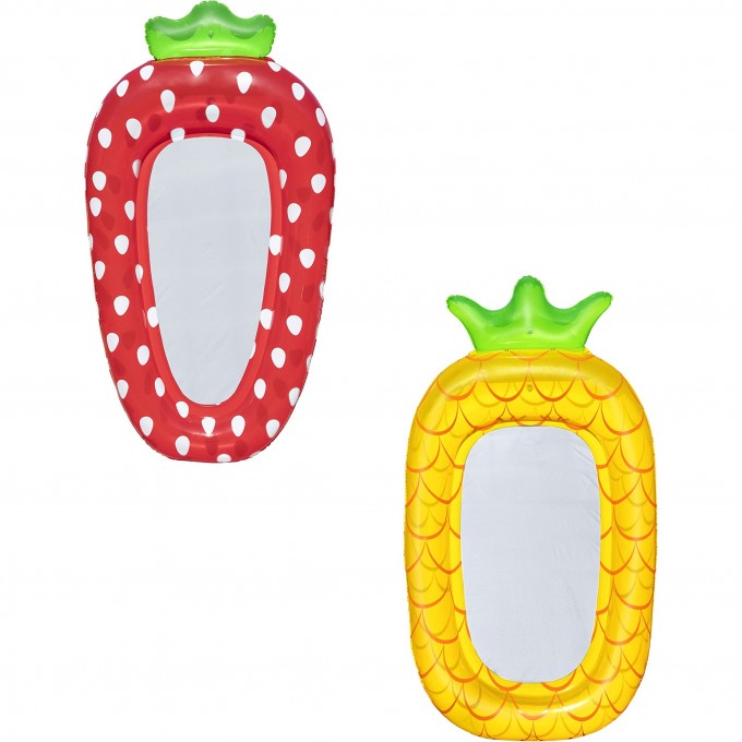 Надувной плотик BESTWAY ФРУКТЫ 178х103/176х112см "Фрукты" от 6 лет, 2 вида 43644 BW