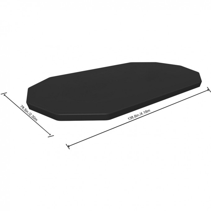 Тент для каркасного бассейна BESTWAY POWER STEEL OVAL POOLS 427х250х100 см 58425 BW