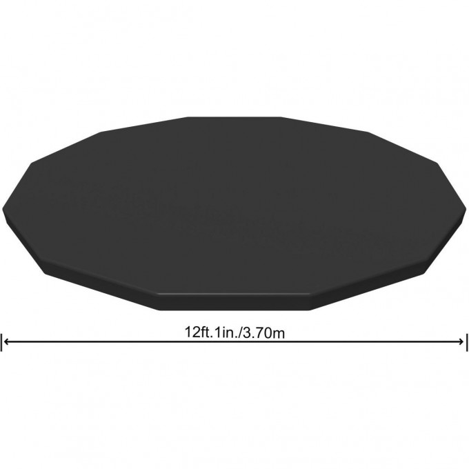 Тент для каркасного бассейна BESTWAY STEEL PRO POOLS, STEEL PRO MAX POOLS, HYDRIUM SPLASHER POOLS 366 см (d 366см) 58037 BW