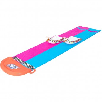 Водная дорожка BESTWAY 488см "Лама" двухполосная с плотиками, от 3 лет